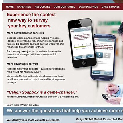 Calign Soapbox website